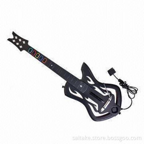 Wireless Guitar Controller for Sony's PlayStation 2 and 3 Platforms, Available in Various Designs